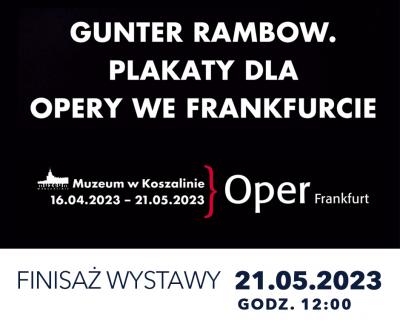 Posteralia II: finisaż wystawy i wykład Zdzisława Schuberta "Gunter Rambow. Osoba - miejsce - twórczość" 